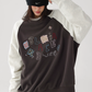 Retro Raglan Oversize Tops ACS0316