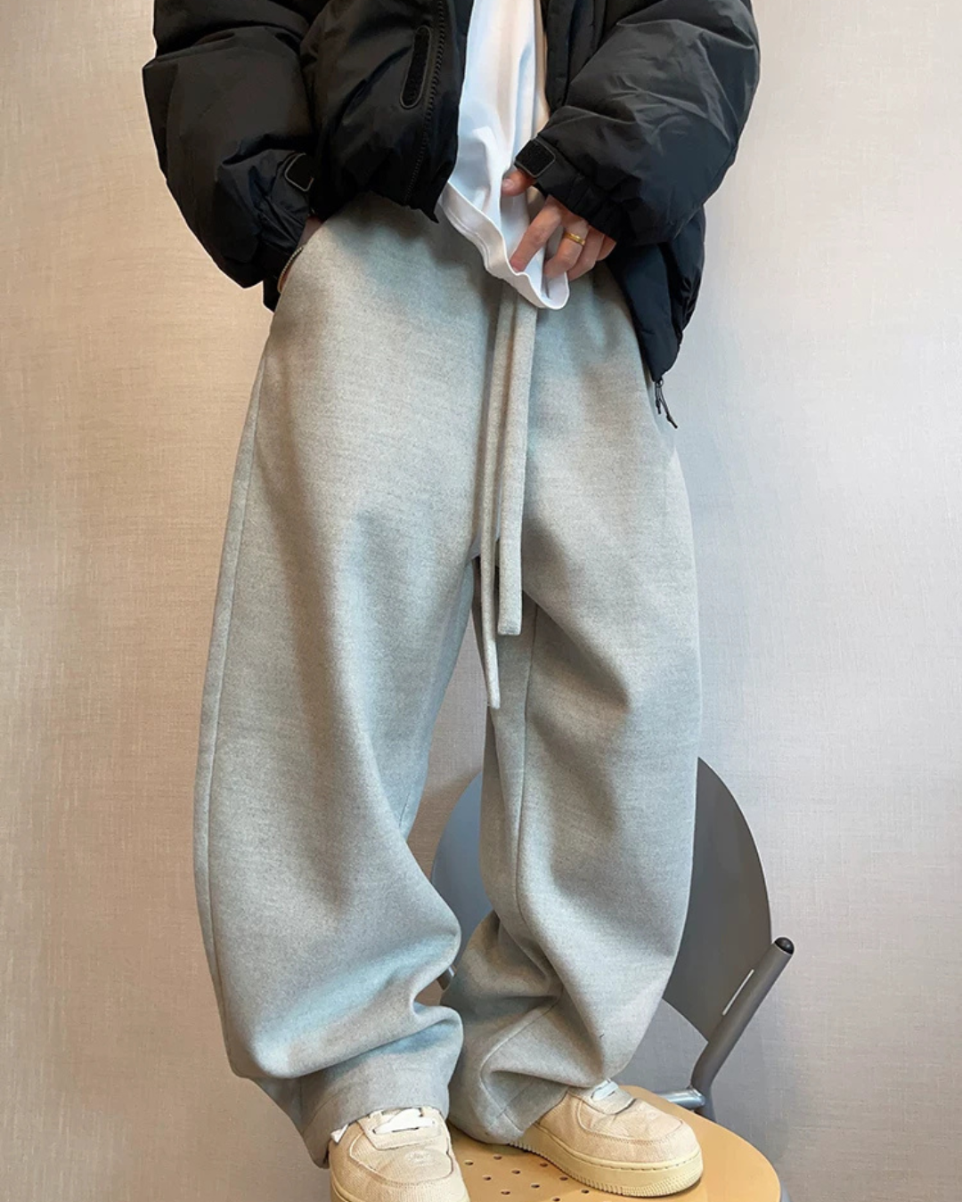 Woolen Curve Pants DAZ0002