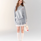 Polo Sweat Top / Sweat Frill Skirt ASG0019