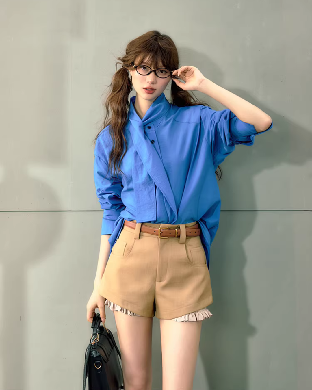 Tie-Up Long-Sleeve Shirt RCR0020