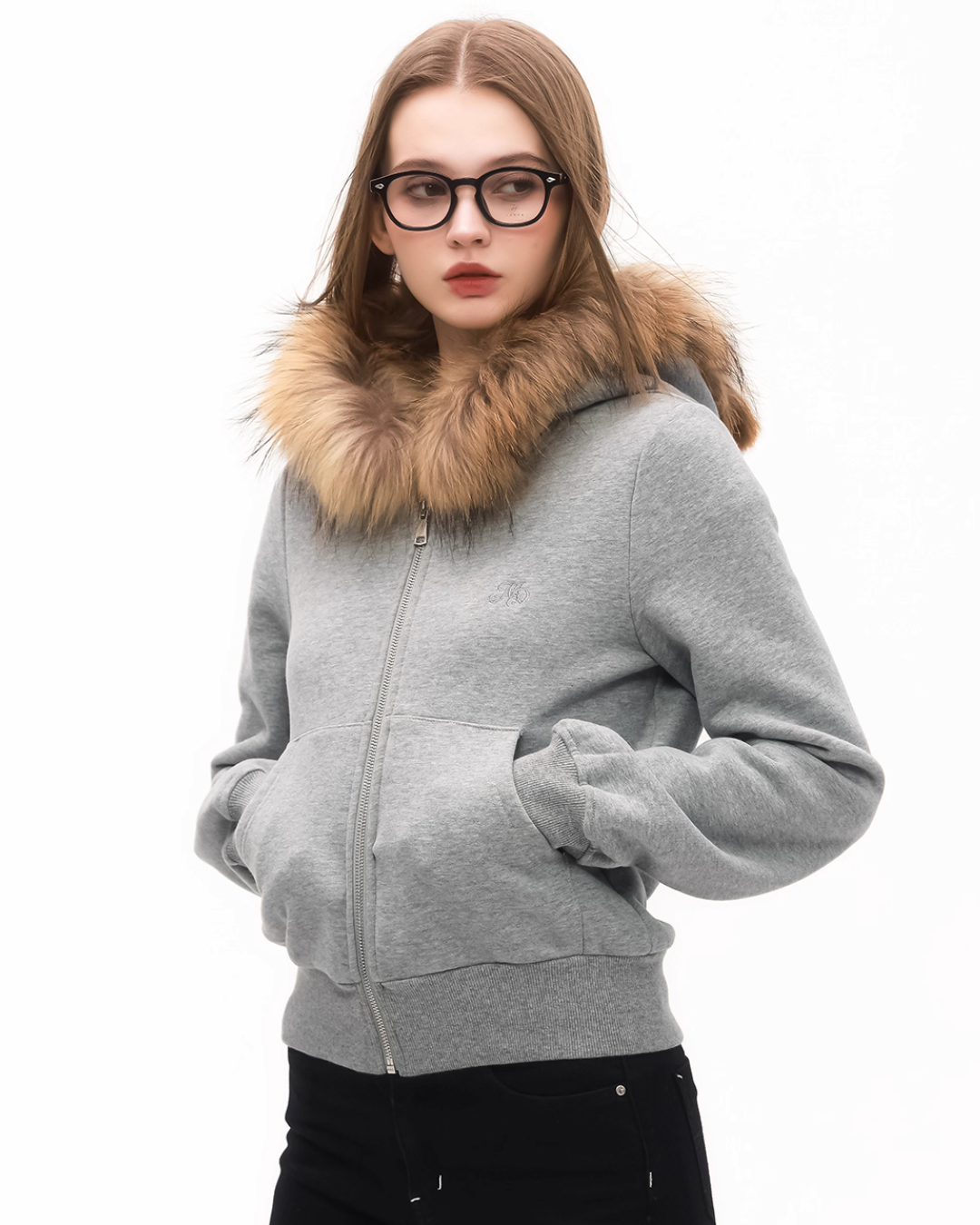 Far Hood Zip Up Hoodie MDB0004