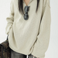 V-Neck Loose Pullover Knit ACS0144