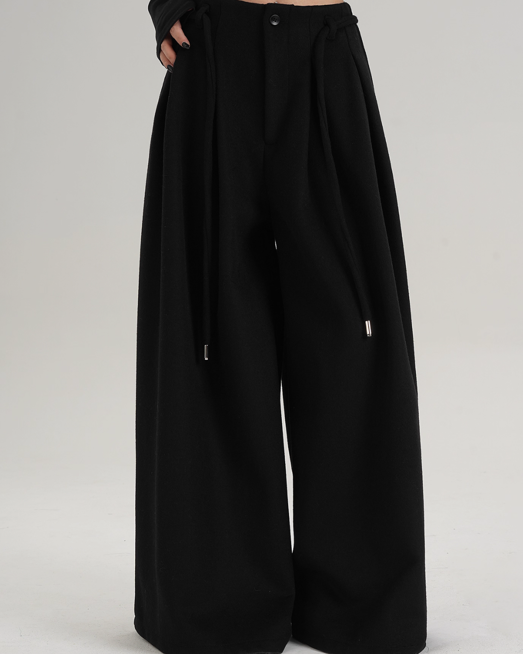 Wool Wide Pants SRS0394