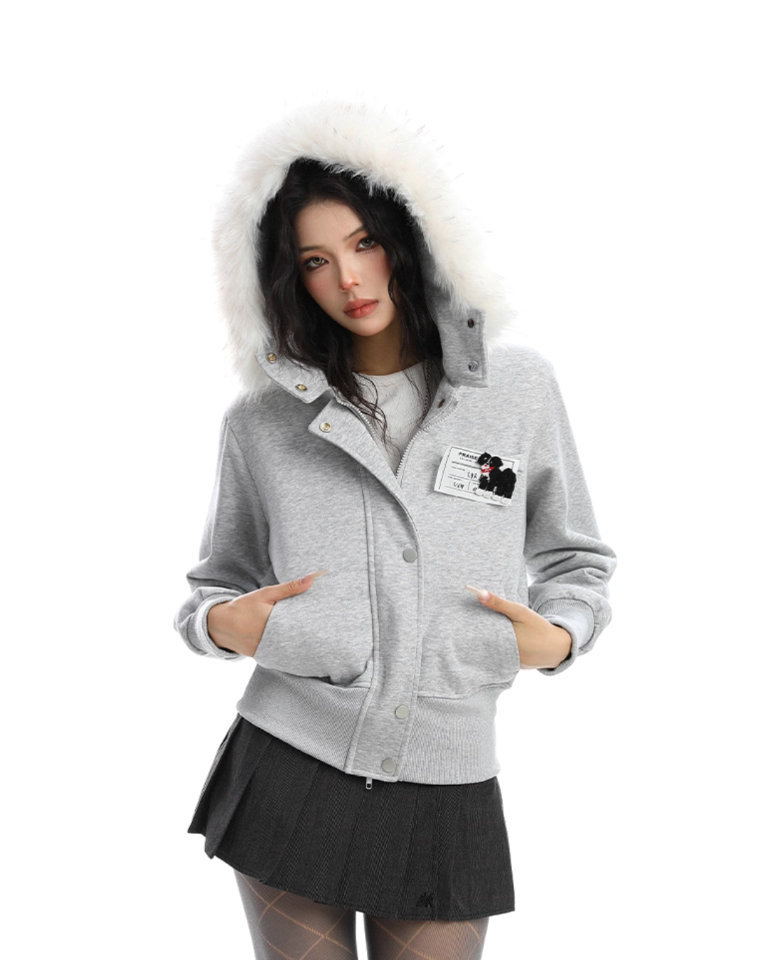 Fur Collar Puppy Short Jacket BGS0024