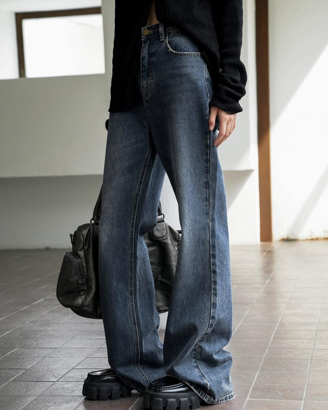 Retro Bootcut Denim Pants pcl0008