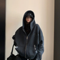 Chrome Hearts Style Zip-Up Hoodie YLS1074
