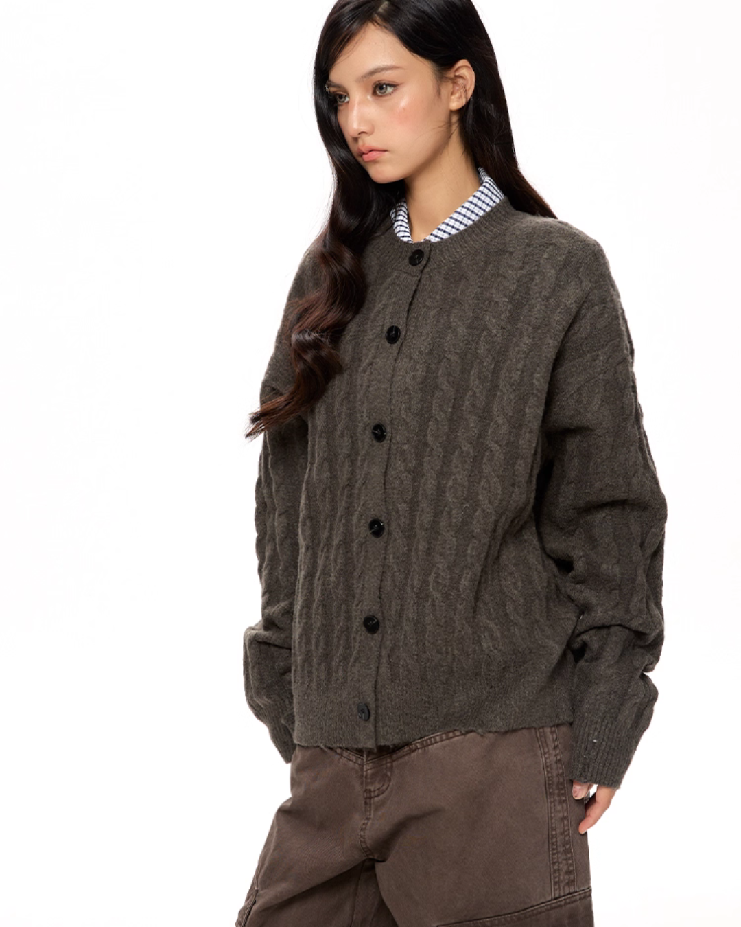 Cable Knit Cardigan VAT0014