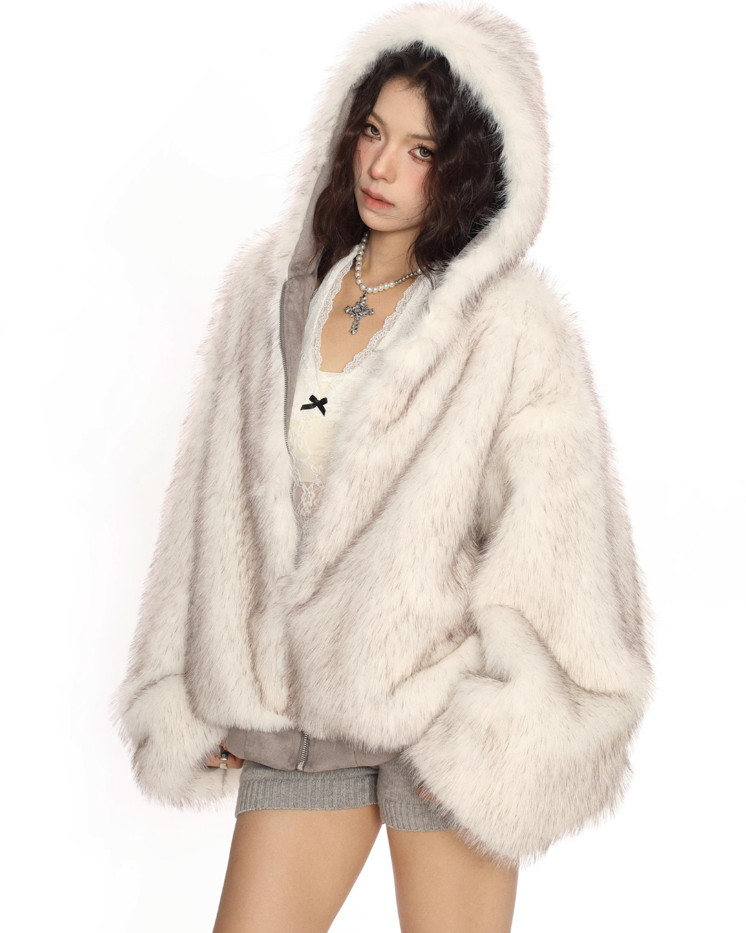 Fur Collar Zip Jacket BGS0001