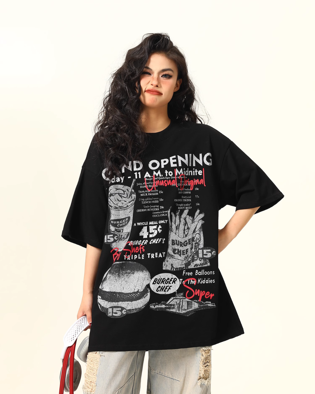 American Burger Big T-Shirt WDZ0024