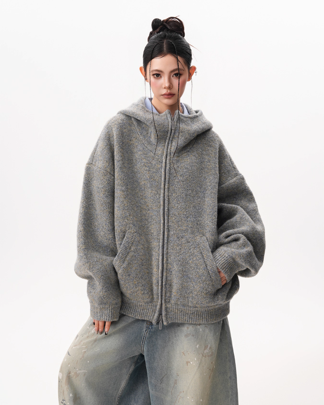 Double Zip Hoodie BWA0008