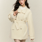 Stand Collar Gold Button Coat ELS0018