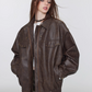 Vintage Leather Work Jacket VSE0065