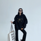 Embroidered Fleece Pullover Hoodie YLS0672