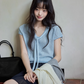 French Sleeve Knit Top SMS0027