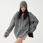 Cable Knit Hoodie ACS0280