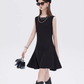 Asymmetry Sleeveless Dress SHN0018