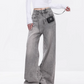 Slit Wide Denim Pants ABW0016