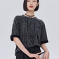 Irregular Damage Short-Sleeve T-Shirt SHN0041