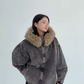 Fur Corduroy Double-Zip Jacket YLS0993