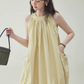 Sleeveless Balloon Silhouette Dress AMU0002