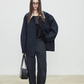Patchwork Mid-Length Trench Coat TEO0008