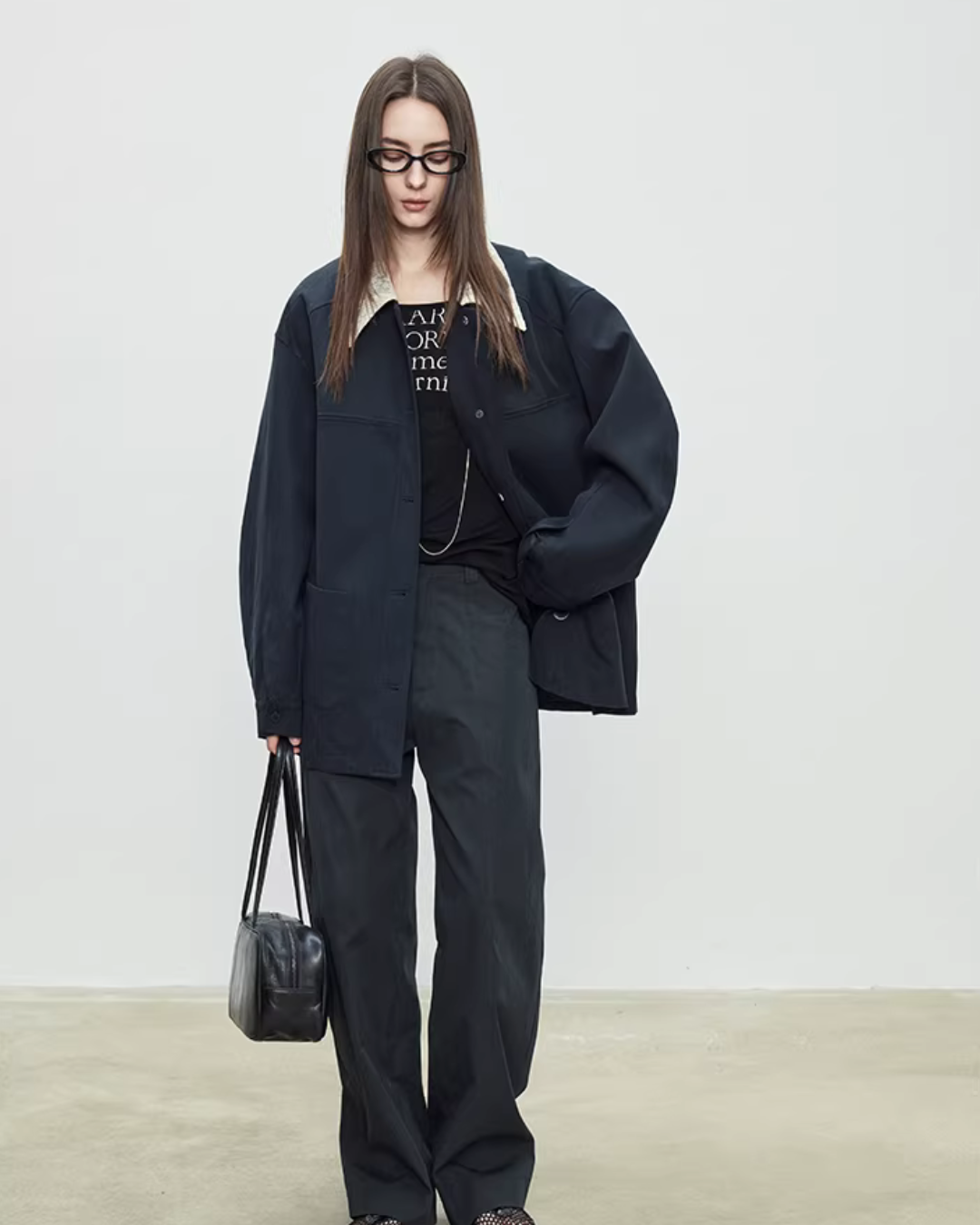 Patchwork Mid-Length Trench Coat TEO0008