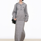 Tailored Jacket / Half-Button Long Sleeve Top / Knit Skirt WEO0062