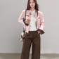 Pink Leather Jacket WDB0016