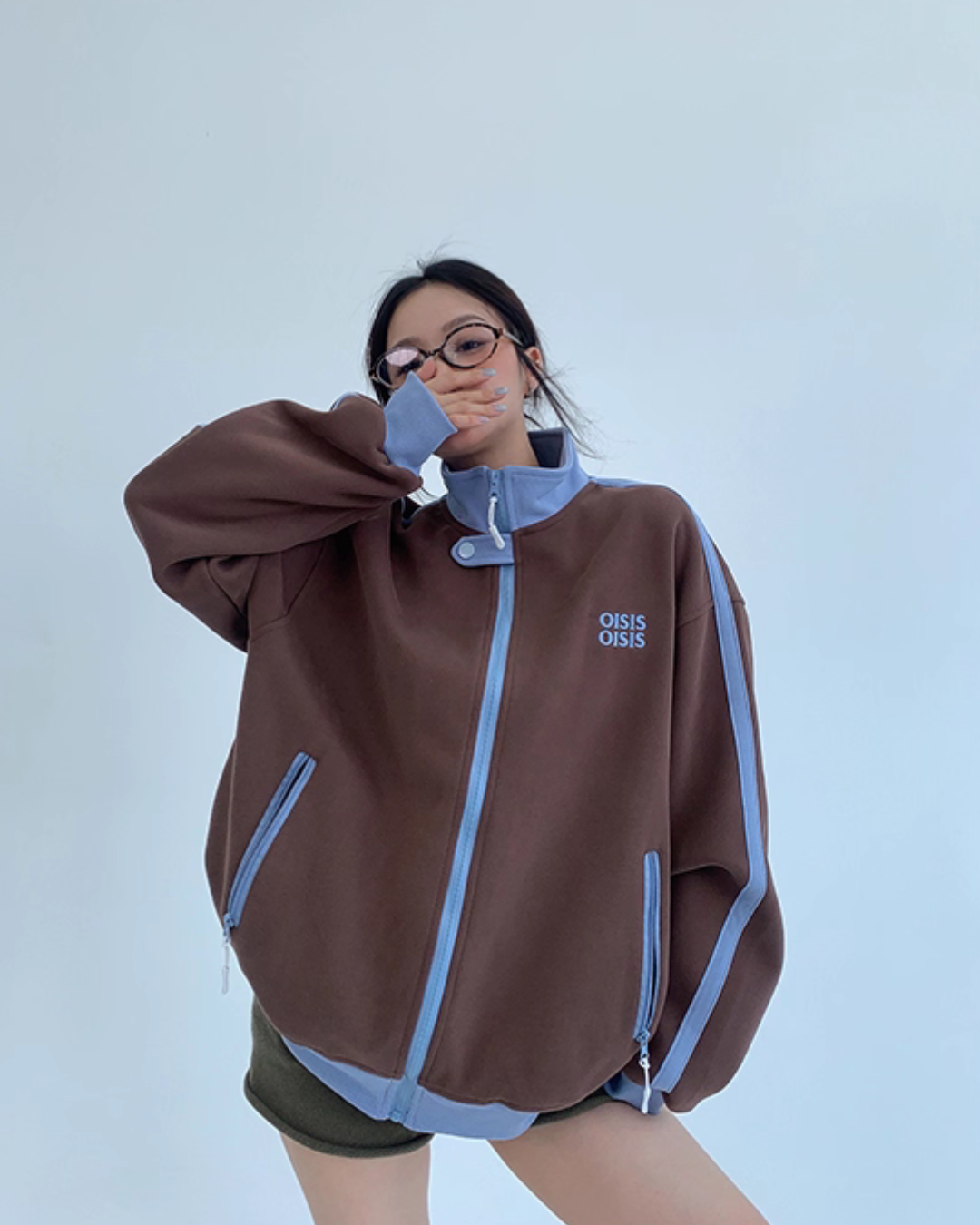 Stand Neck Track Jacket YLS0888