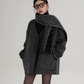 Scarf Mid-Length Wool Coat SRS0383