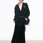 Loose Kni Cardigan Jacket / Slim Fit Mermaid Skirt / Waist Belt WEO0063