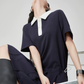 Pleated Cleric Polo Dress FER0207