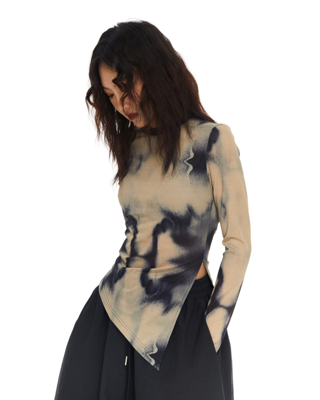 Tie-Dye Casual Slim Long Sleeve TLT0014