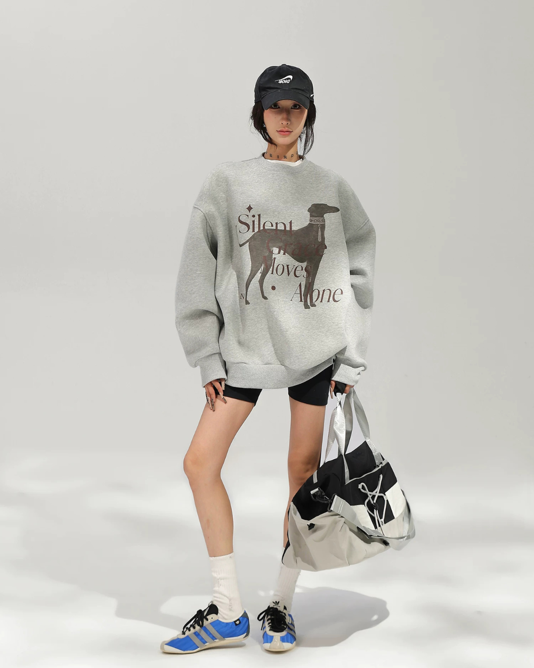 Oversized Lettering Sweatshirt ACS0383