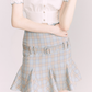 American Retro Ruffle High Waist Skirt GOU0102