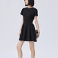 Round Neck Short Sleeve Dress SHN0008