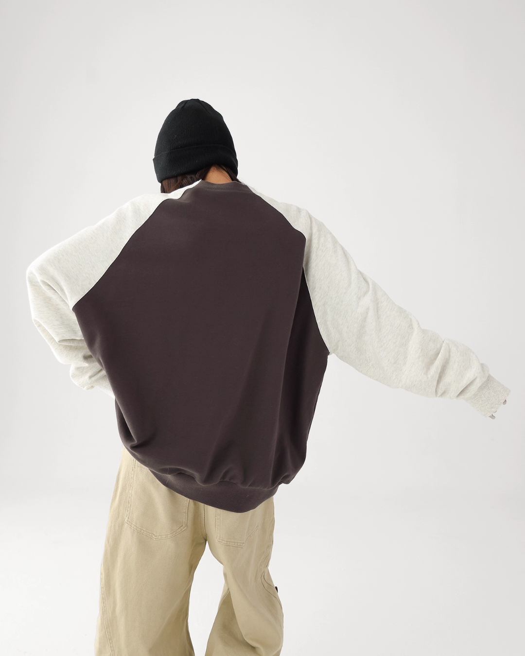 Retro Raglan Oversize Tops ACS0316