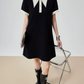 Color-Block Design Polo Dress FER0217