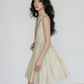 Key Neck Chiffon Sleeveless Dress VAS0118