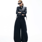 Leather Stand Collar Short Jacket IMX0005