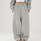 Basic Simple Zip Hoodie / Wide Sweatpants ACS0327