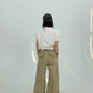 Front Pocket Tuck Cargo Pants YLS0814