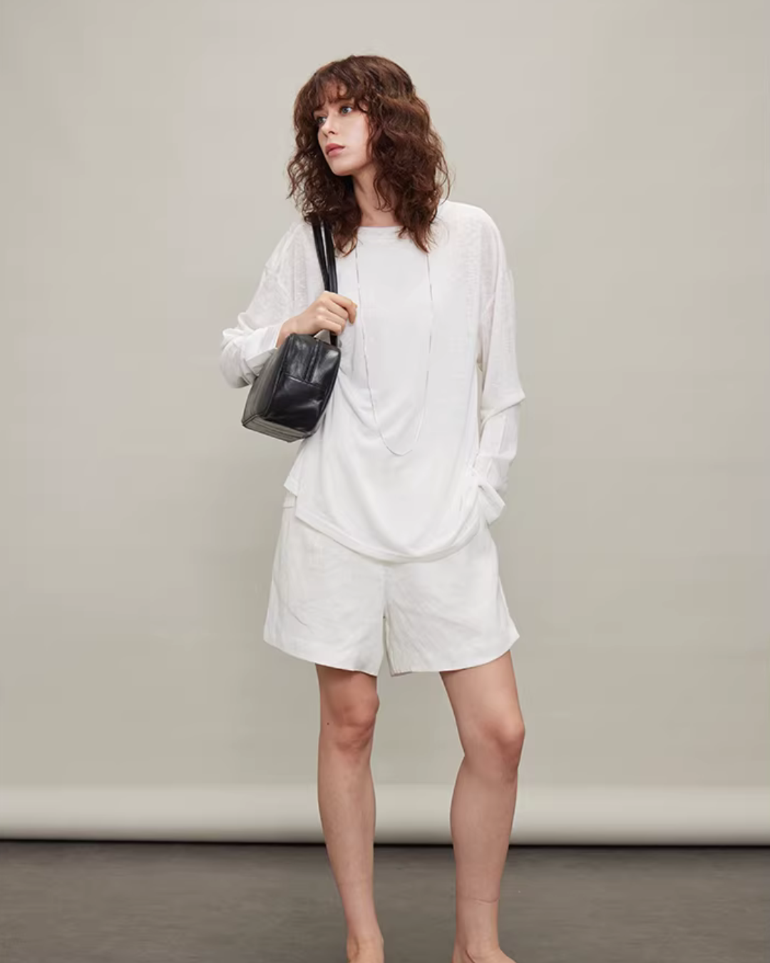 Oversized Batwing Sleeve T-Shirt TEO0002