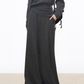 One-Shoulder Long-Sleeve Top / Wide Pants / Relaxed Long Skirt WEO0071