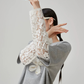 Lace Sleeve Layered Style T-Shirt FER0149