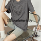 Gray Heart Logo T-shirt LLA0221