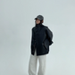 Stand Collar Leather Jacket YLS0747