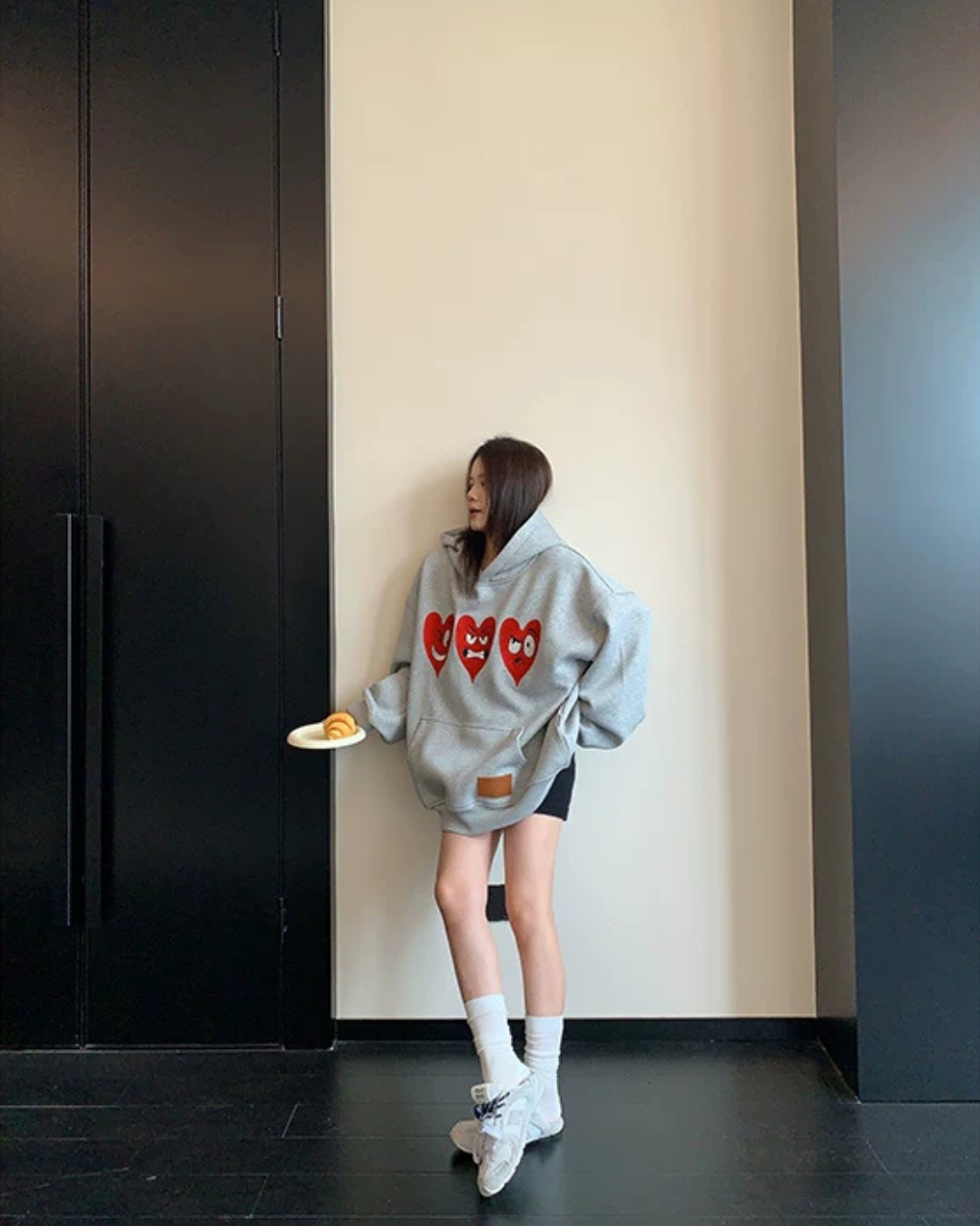 Heart Cartoon Hoodie YLS1073