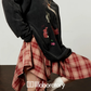 Animal & Patchwork Oversized Sweatshirt LLA0668