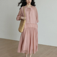 Feminine Tiered Long Dress VAS0197